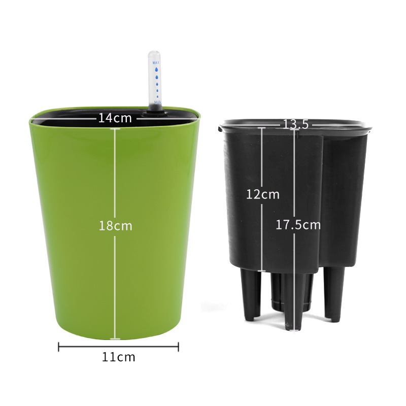1PC Indoor Plastic Flowerpot S - Self Watering Insert ulasan dan harga