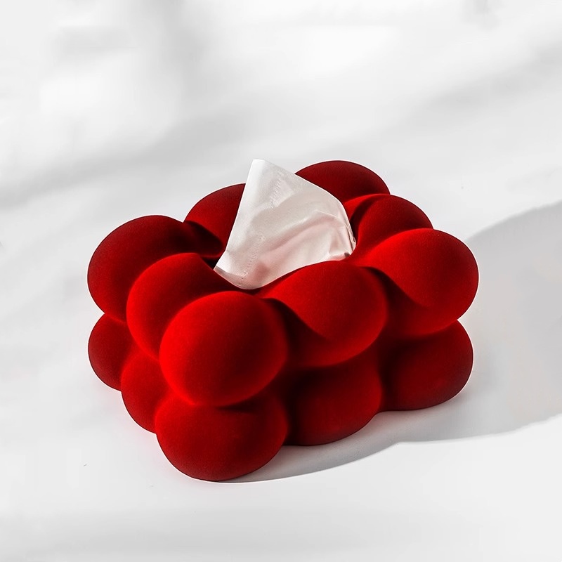 Flocked Tissue Box Geometrical - Agar Tissue Culture ulasan dan harga