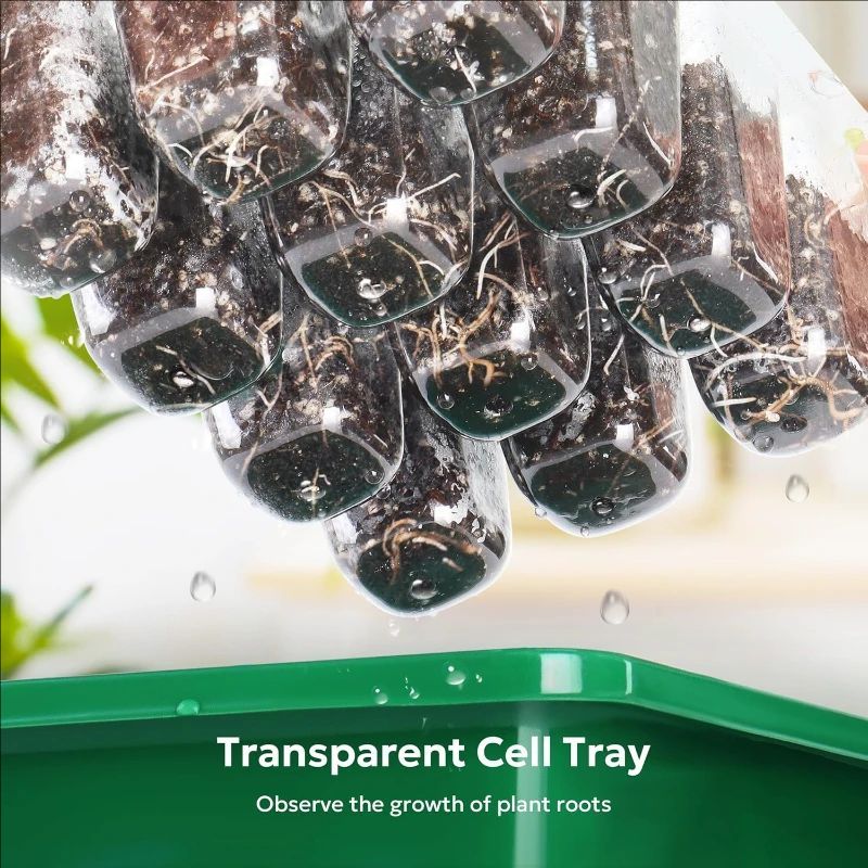 10pcs/5pcs Seedling Trays Seed - Humidity Dome Kit ulasan dan harga