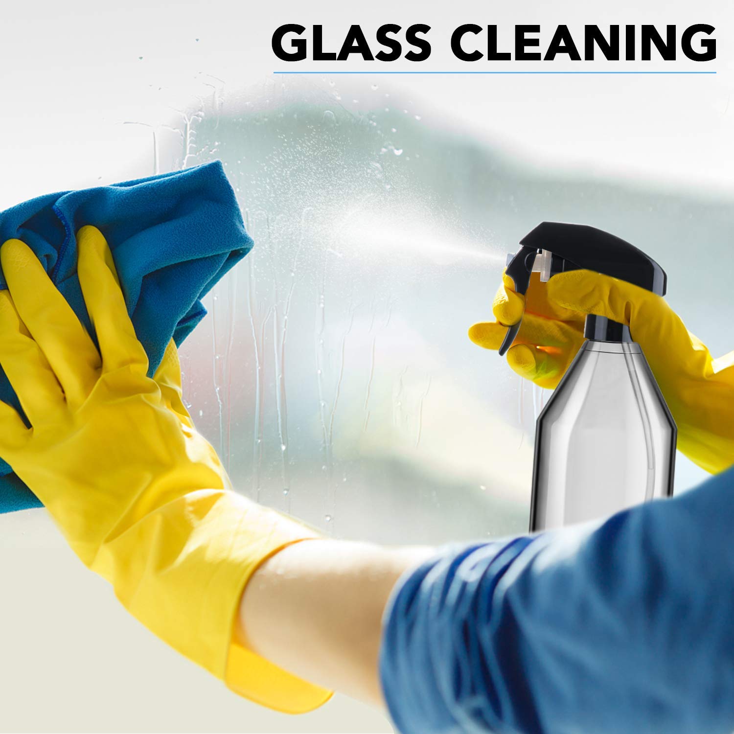 3Pack Spray Bottle, 10oz Plast - Misting Bottle Fine ulasan dan harga