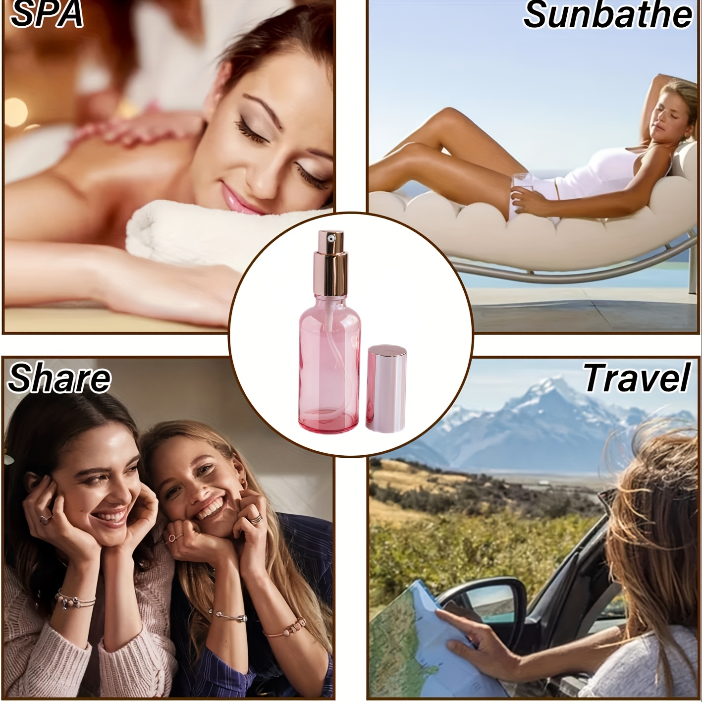 1Pcs 10-100ml Pink Spray Bottl - Misting Bottle Fine ulasan dan harga
